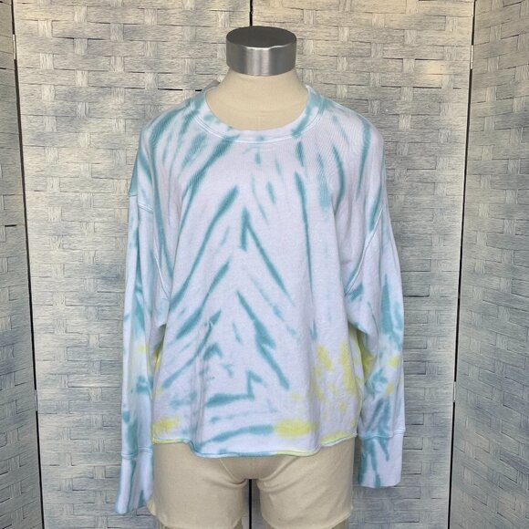 Peyton Jensen Top/Sweatshirt Lindy Tie Dye Pullover Multicolor size S - Picture 1 of 6